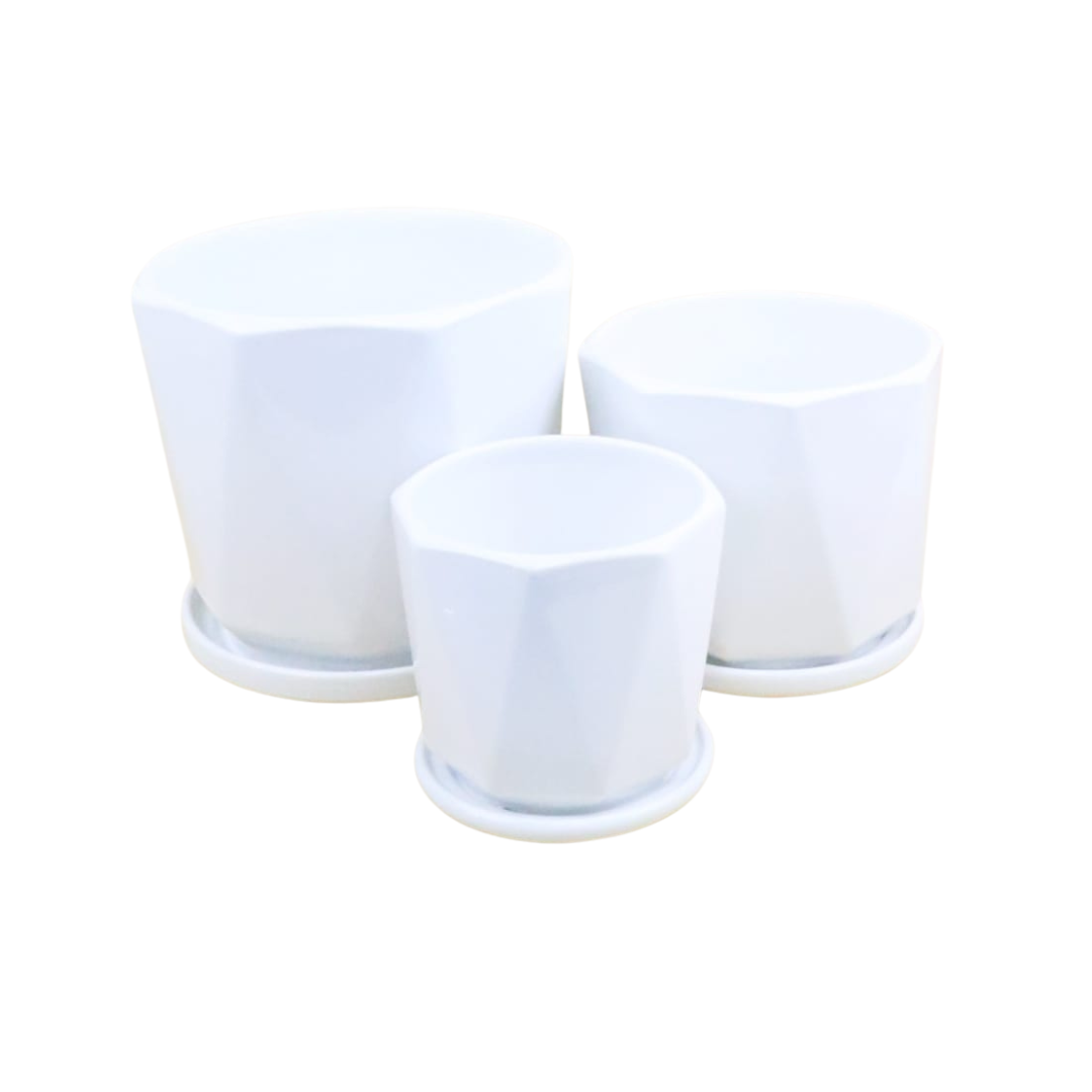 CERAMIC VASE: 20.*19CM (70010)