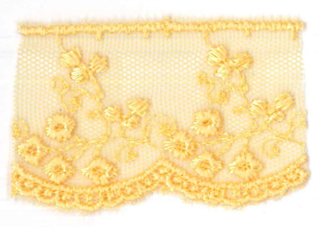 NET-CUT LACE:15Y (13.7MT)3.45CM) (D-44-4029)