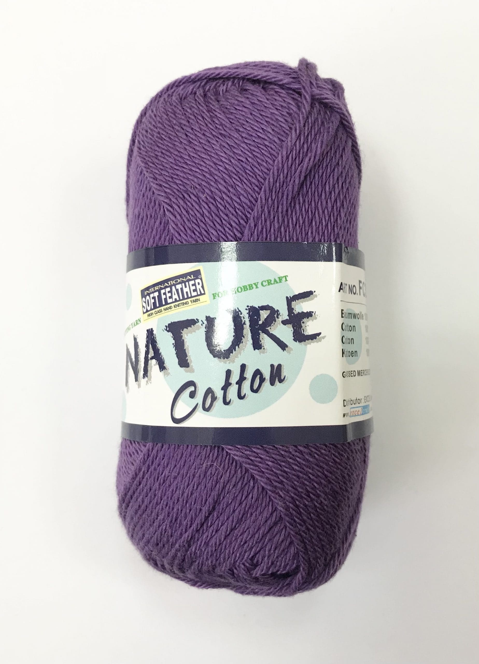 KNIT.YARN COT;10BLx50G (1/2KG) (FC-205)