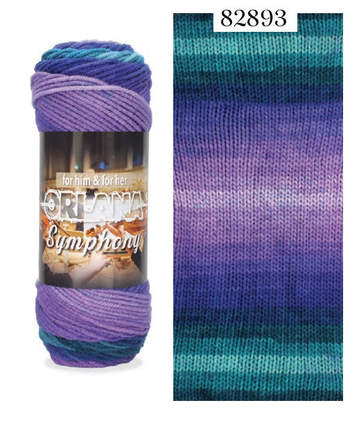 SUPREME ACRYLIC YARN:100GRx5BL (ORLANA SYMPHONEY)