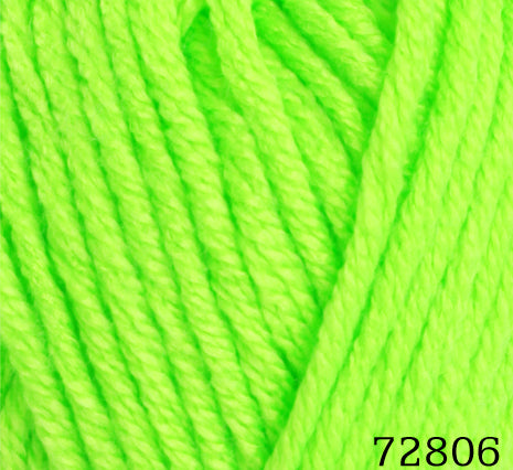 ACR.WOOL YARN:100GRx5BL (500GR) (HIM/E.DAY BIG NEON)