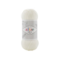 Alize Diva Fine Microfibre Yarn – 5 x 100g (500grm) (ALIZE/DIVA FINE)