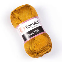 YarnArt Begonia Mercerized Cotton Yarn – 50 g – Pack of 10 (Y-ART/BEGONIA)