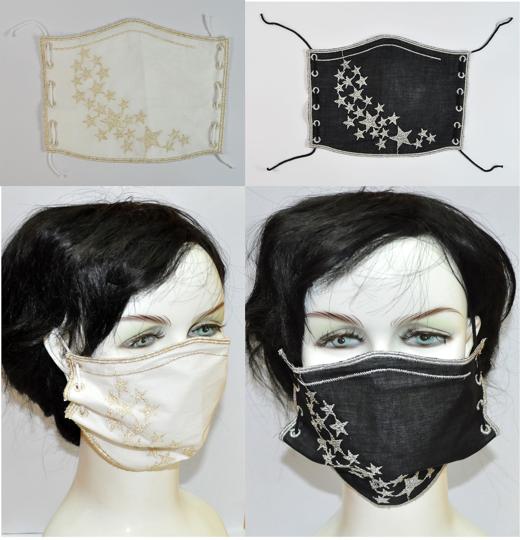 COT.FACE MASK:15CM:2PC (6715/F-MASK)