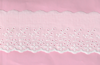 TC Cut Lace with Textile Detail – 7.5 yd – 8.13 cm (CX63-4042)