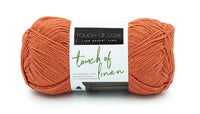 Lion Brand Touch of Linen Cotton Blend Yarn – 100 g – Pack of 3 (LION/TOUCH OF LINEN)