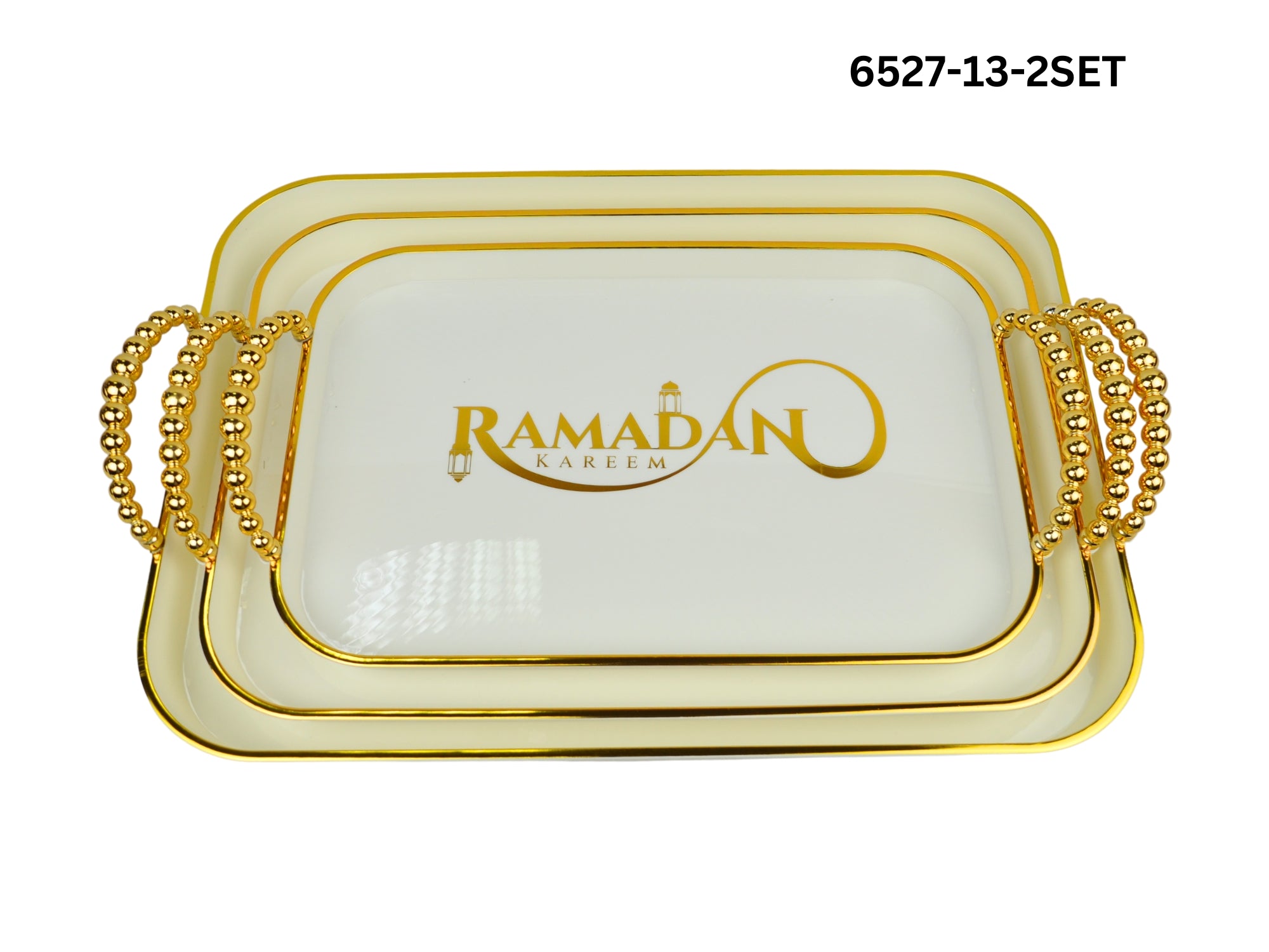 BEAD HANDLE PLATE:S/3 (6527-13/2)