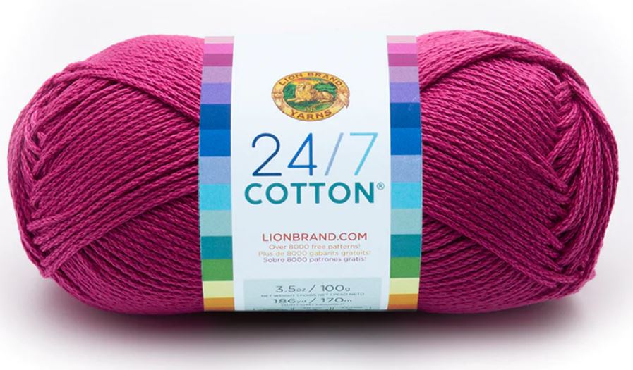 MERCERIZED YARN:100Gx3(300GR) (LION/24/7-COTTON)