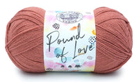 Lion Brand Pound of Love Acrylic Yarn – 454 g (LION/POUND OF LOVE)
