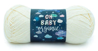 Lion Brand Oh Baby Organic Cotton Yarn – 50 g – Pack of 3 (LION/OH BABY)