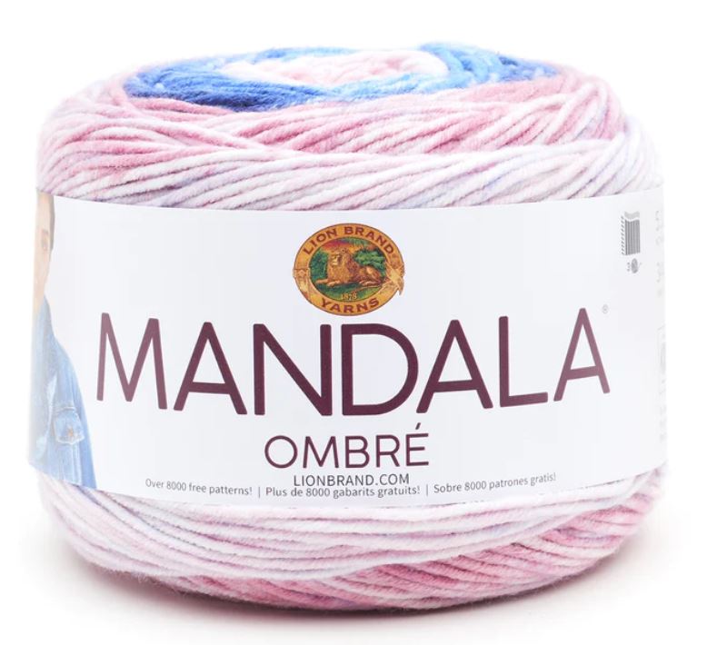 ACRYLIC YARN:150Gx3BL(450GR) (LION/MANDALA OM)