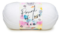Lion Brand Pound of Love Acrylic Yarn – 454 g (LION/POUND OF LOVE)
