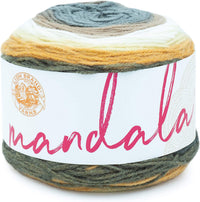 Lion Brand Mandala Acrylic Yarn – 150 g – Pack of 3 (LION/MANDALA)