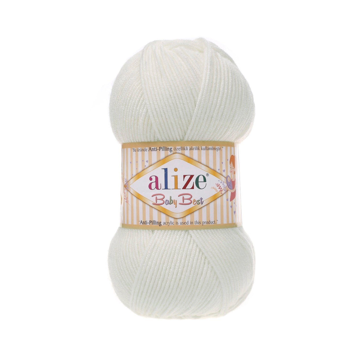 ACRY.YARN:100GRx5BL (500GR) (ALIZE/BABY BEST)