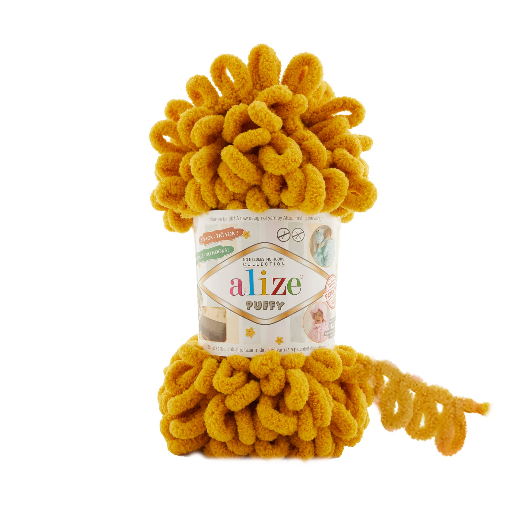 MICRO PL.YARN:5BLx100GR (500GM) (ALIZE/PUFFY)