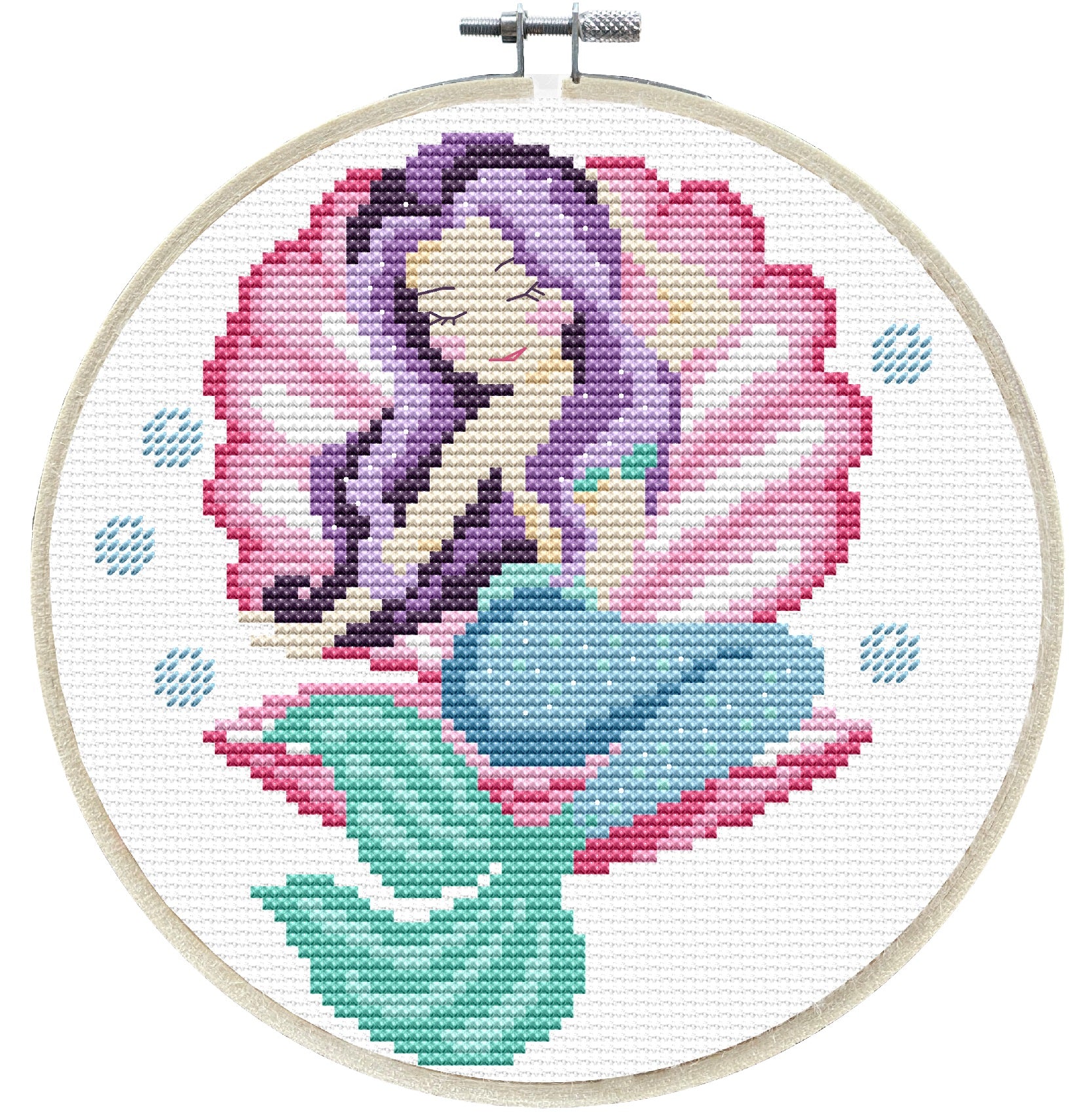 NO-COUNT CROSS STITCH KIT-6" (240055)