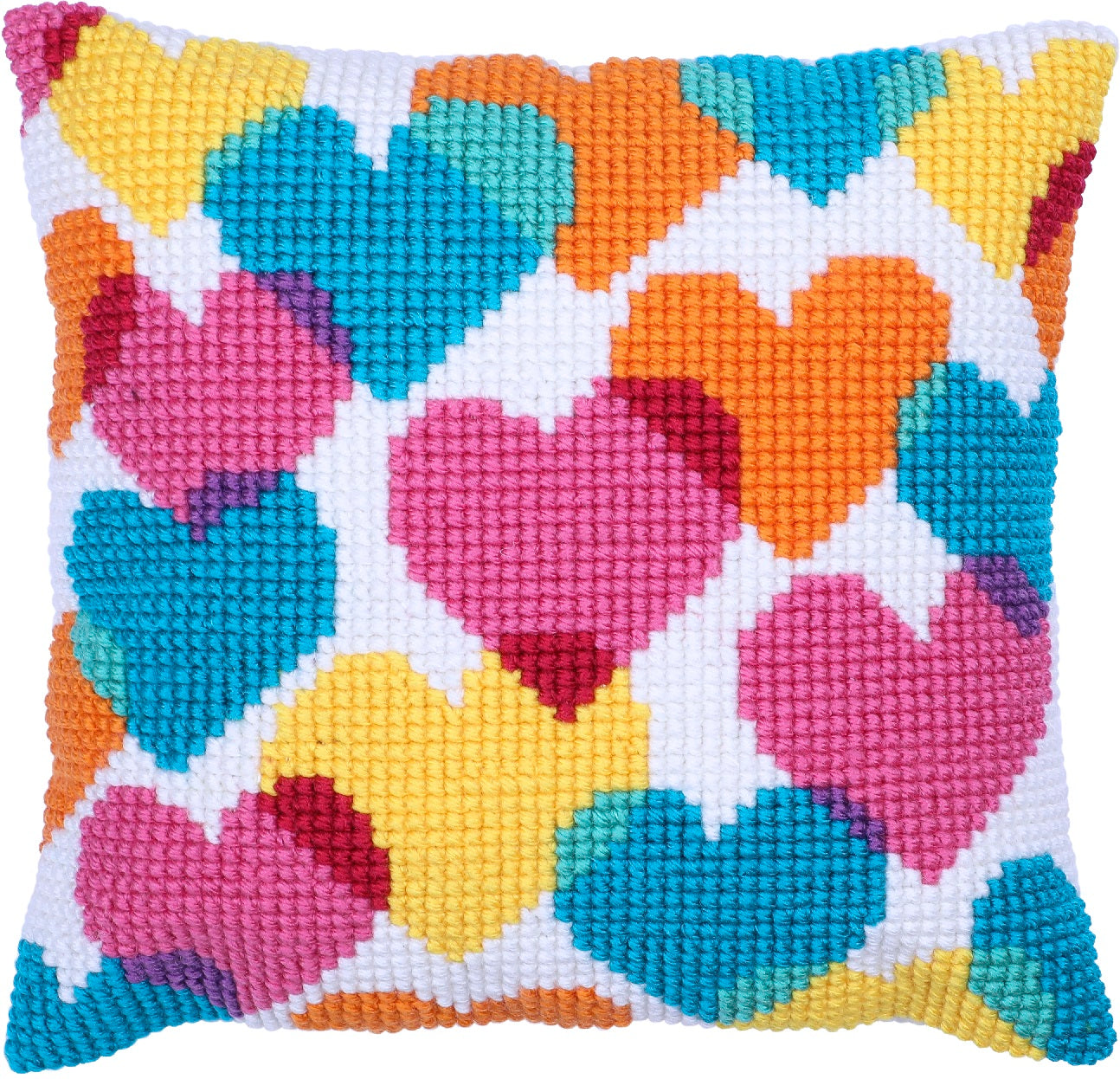 CROSS STITCH CUSHION KIT 15.8" X 15.8" (LH9.003)