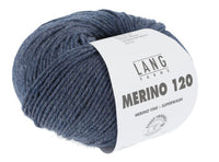 Virgin Wool Yarn – 50g (LANG/MERINO 120)