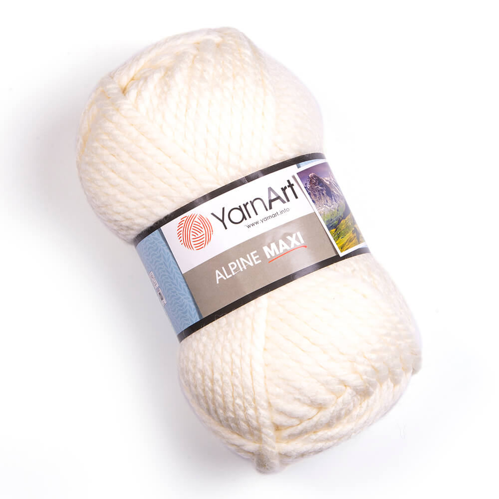 YARNART WOOL/ACRY.YARN:250Gx2B (500G) (Y-ART/ALPINE MAXI)
