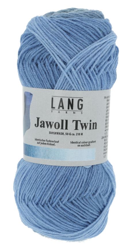 WOOL/NYL YARN:50GRM (LANG/JAWOLL TWIN)