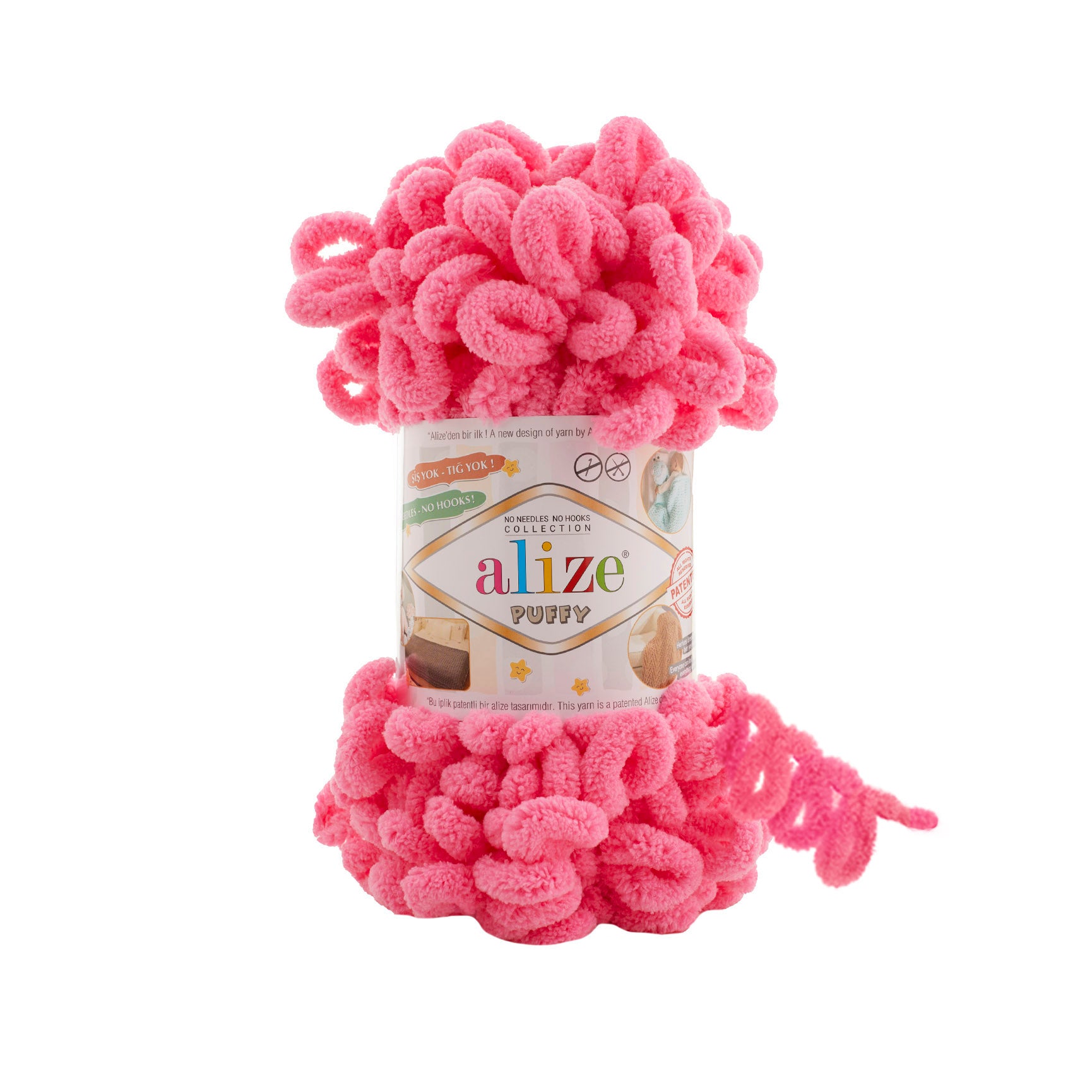 MICRO PL.YARN:5BLx100GR (500GM) (ALIZE/PUFFY)