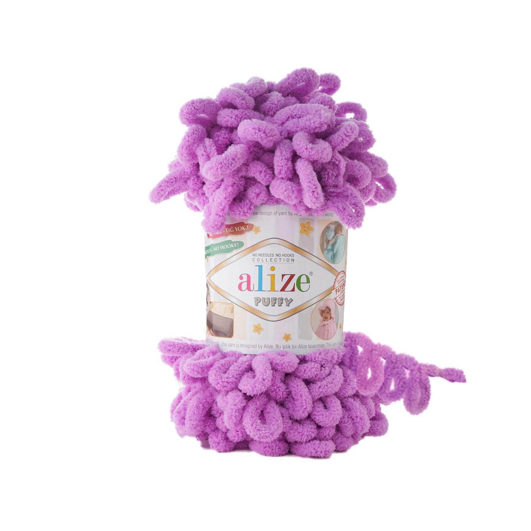 MICRO PL.YARN:5BLx100GR (500GM) (ALIZE/PUFFY)