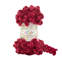 Alize Puffy Loop Yarn – 5 x 100g (500GM) (ALIZE/PUFFY)
