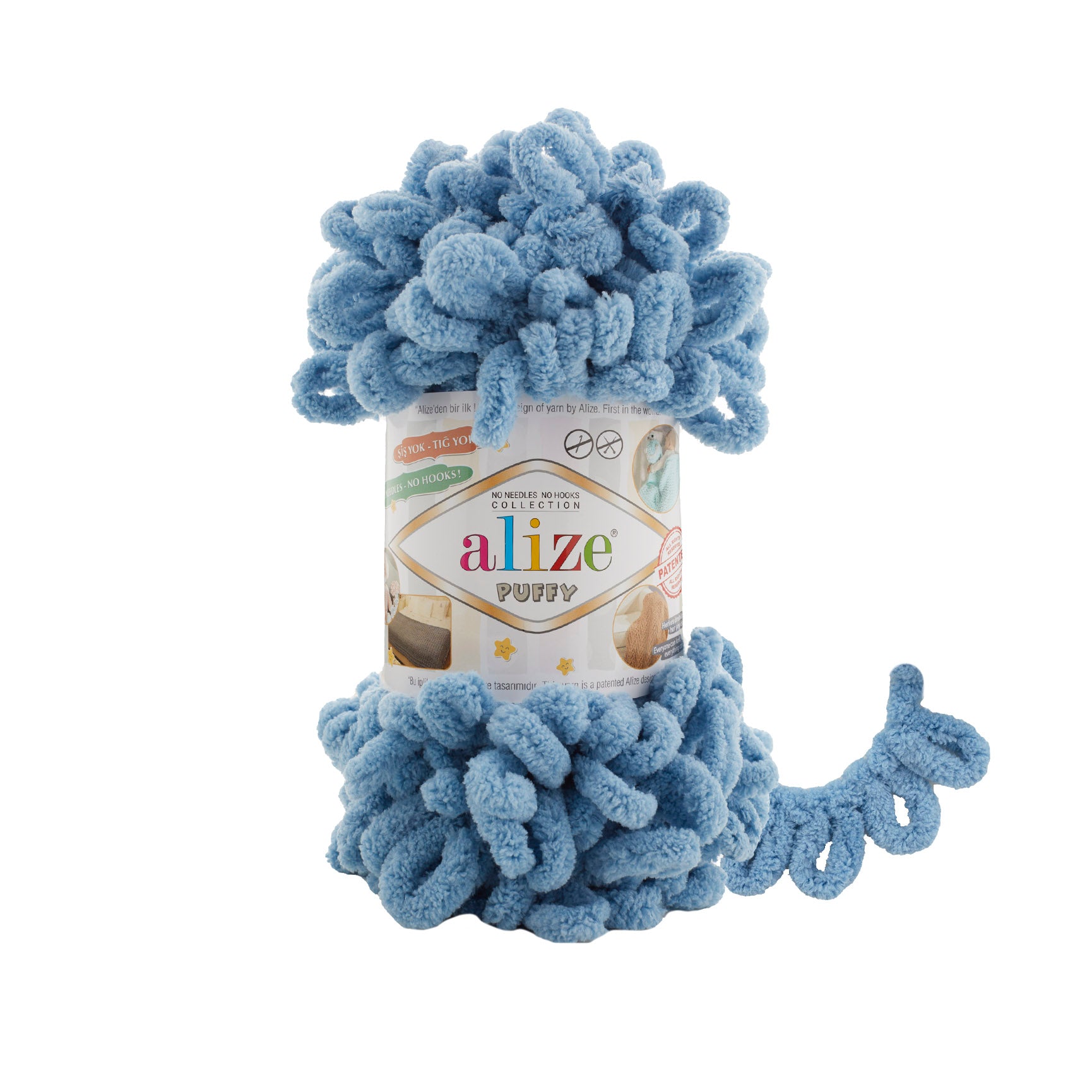 MICRO PL.YARN:5BLx100GR (500GM) (ALIZE/PUFFY)