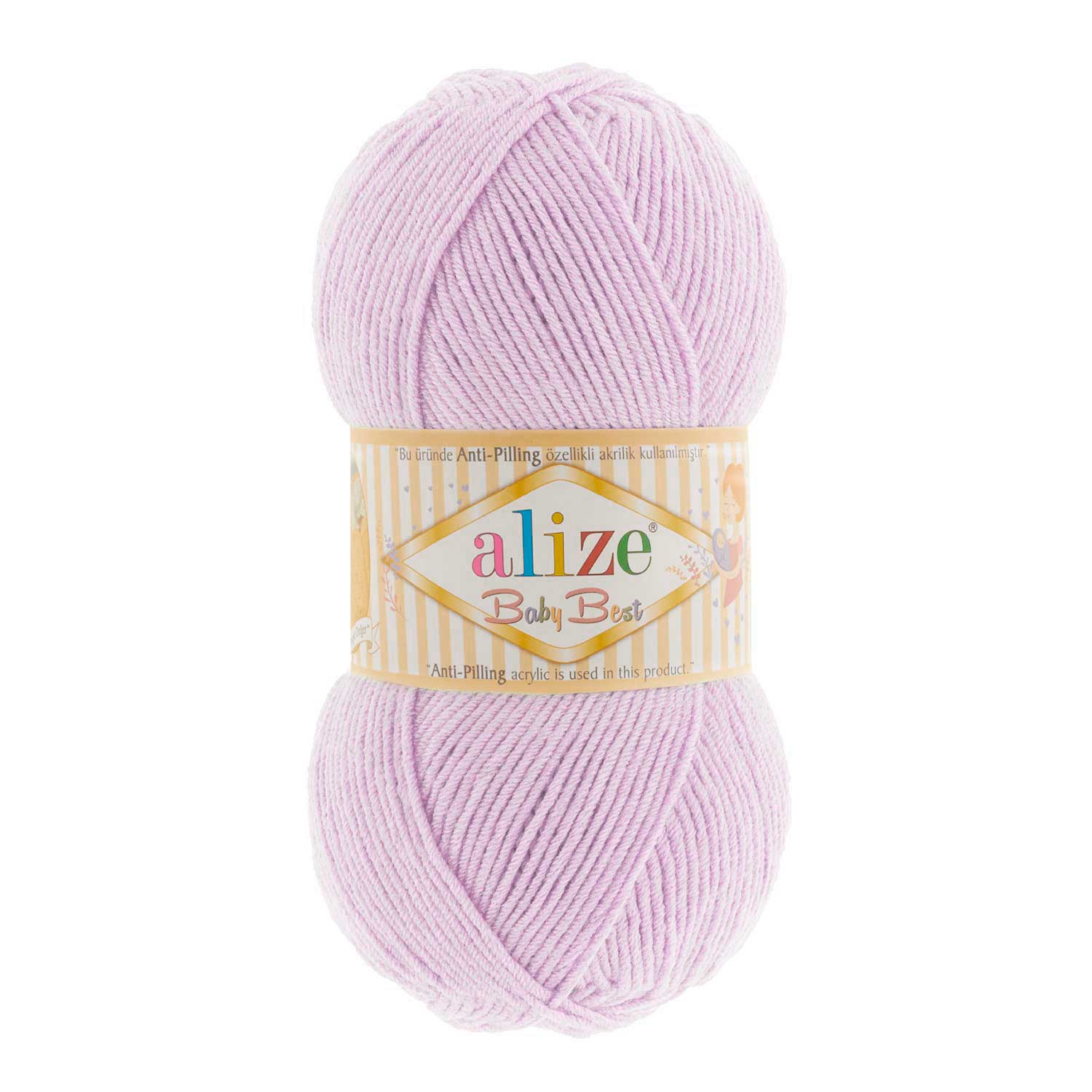 ACRY.YARN:100GRx5BL (500GR) (ALIZE/BABY BEST)