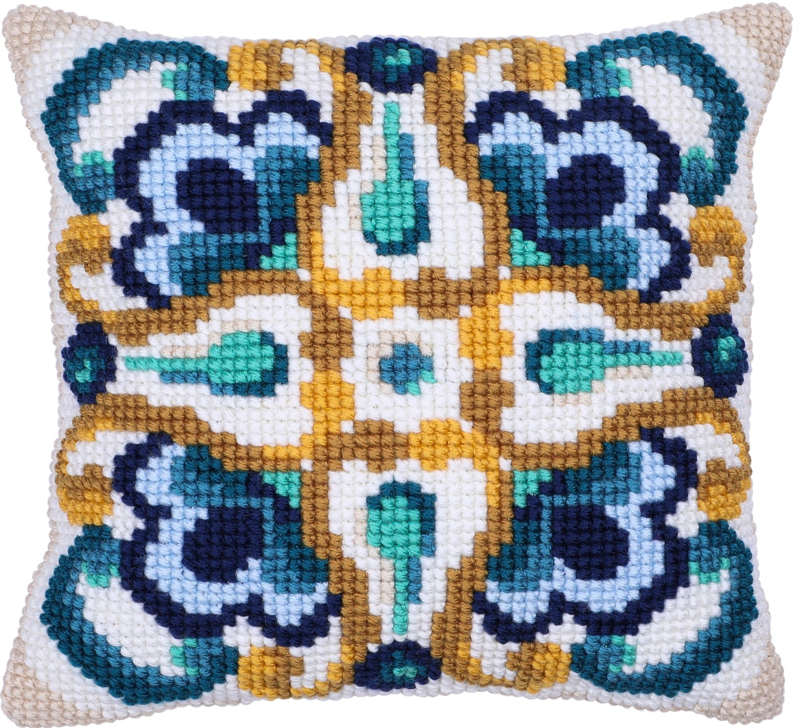 CROSS STITCH CUSHION KIT 15.8" X 15.8" (LH9.012)