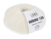 Virgin Wool Yarn – 50g (LANG/MERINO 120)
