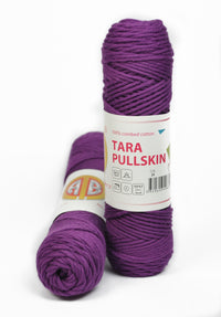 Tara Pullskin Combed Cotton Yarn — 50 g × 5 Balls (TARA PULLSKIN)