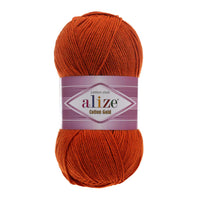 Alize Cotton Gold Cotton-Acrylic Yarn – 5 x 100g (500grm) (ALIZE/COTTON GOLD)