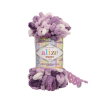Alize Puffy Color Loop Yarn – 5 x 100g (500GM) (ALIZE/PUFFY-COLOR)
