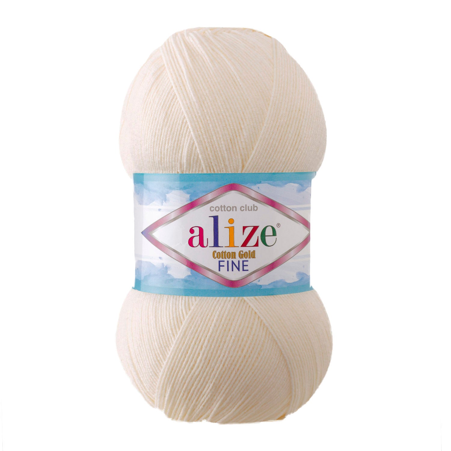 COT/ACY.YARN:5BLx100GR (500grm) (ALIZE/COT-GOLD FINE)