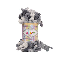Alize Puffy Color Loop Yarn – 5 x 100g (500GM) (ALIZE/PUFFY-COLOR)
