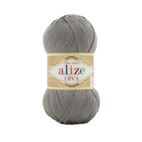 Alize Diva Silk Microfibre Yarn – 5 x 100g (500grm) (ALIZE/DIVA SILK)