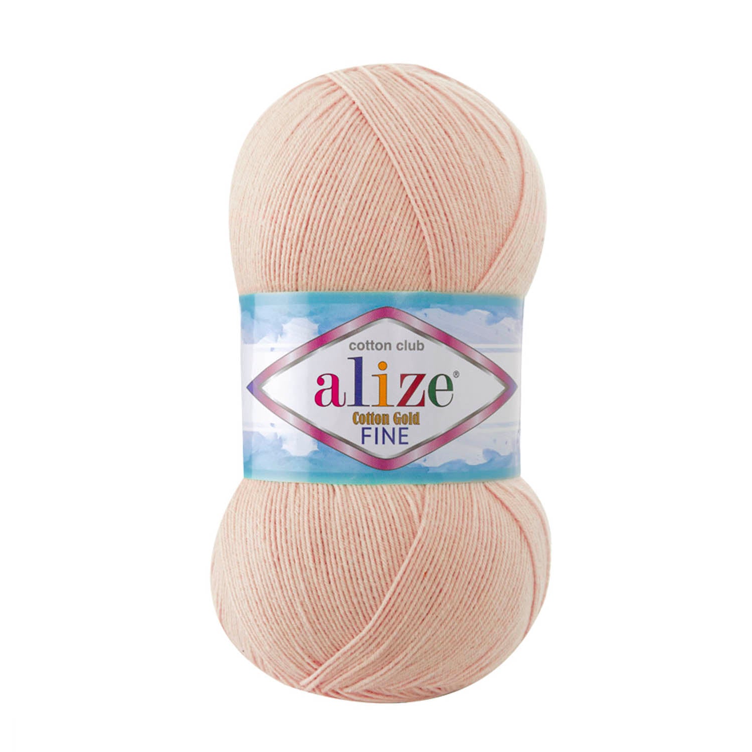 COT/ACY.YARN:5BLx100GR (500grm) (ALIZE/COT-GOLD FINE)