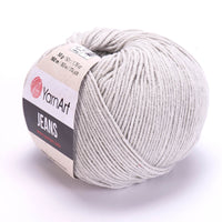 YarnArt Jeans Cotton Blend Yarn – 50 g – Pack of 10 (Y-ART/JEANS)