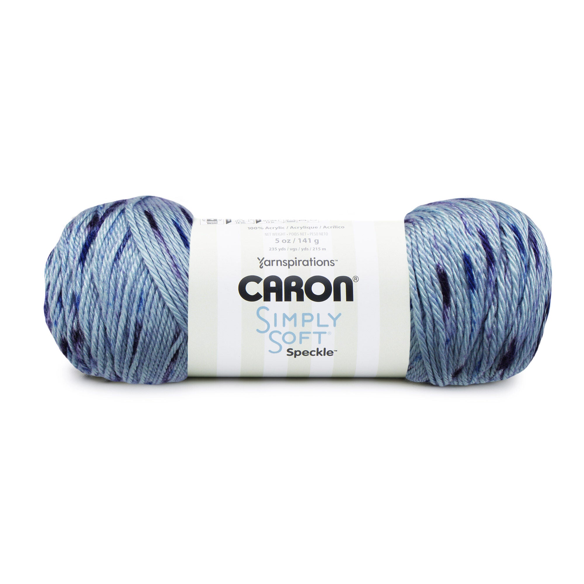 ACR. YARN:141GRx3BL (423GRM) (CARON/S.SOFT SPECKLE)
