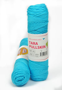 Tara Pullskin Combed Cotton Yarn — 50 g × 5 Balls (TARA PULLSKIN)