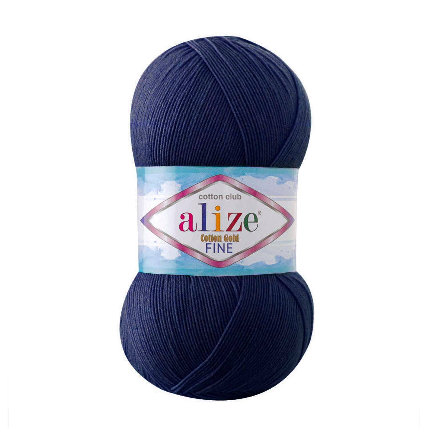 COT/ACY.YARN:5BLx100GR (500grm) (ALIZE/COT-GOLD FINE)
