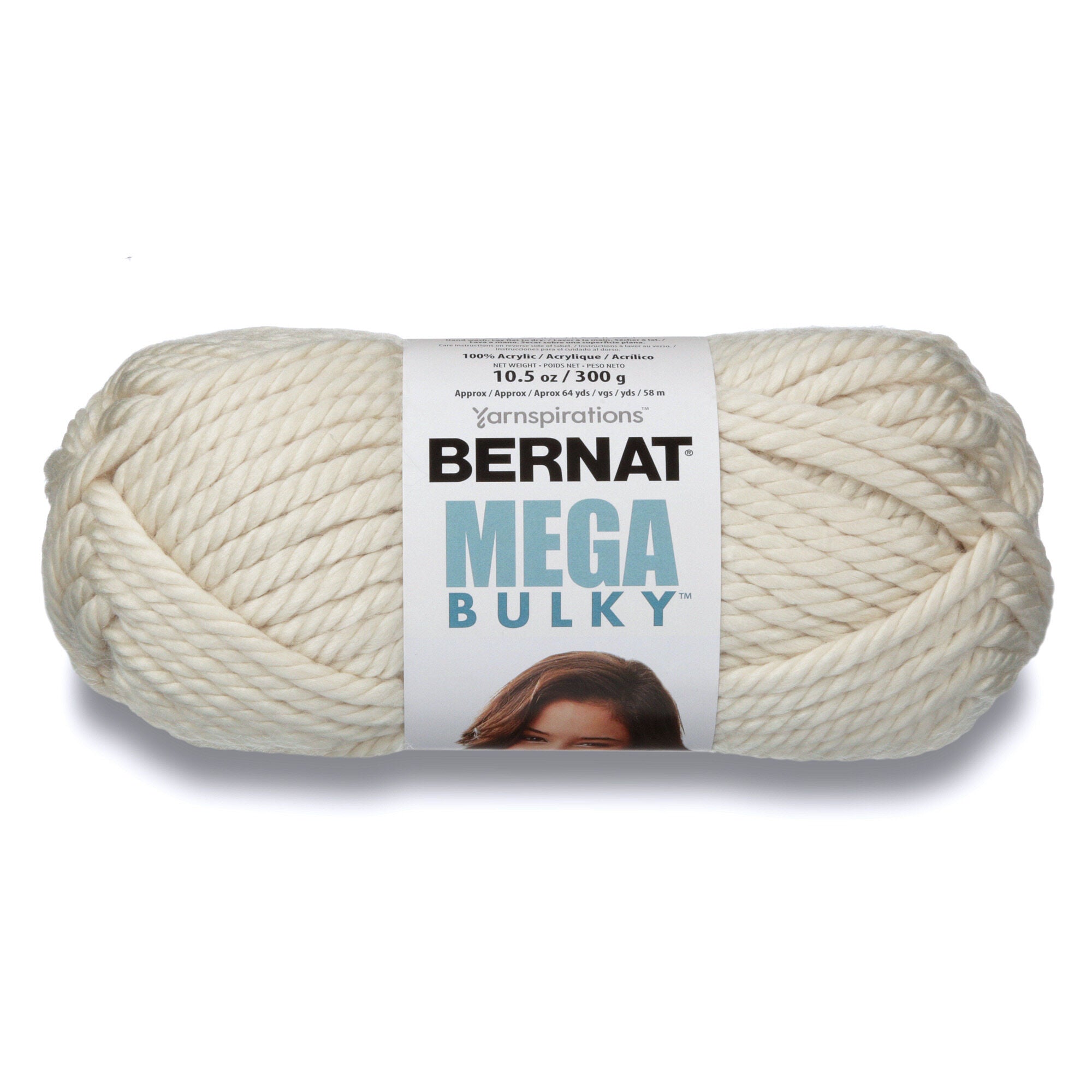 ACR.WOOL YARN:300GRx2P (600GRM) (BERNAT/MEGA BULKY)