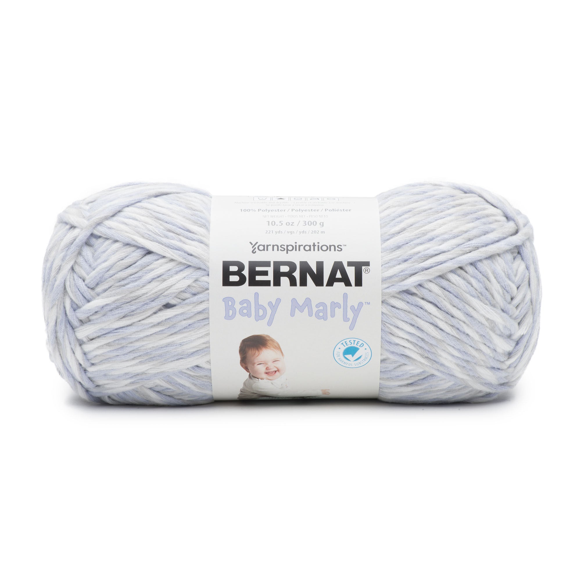 POLY.YARN:300Gx2BL (600GRM) (BER/BABY MARLEY)