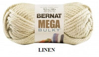 Mega Bulky Acrylic Yarn – 300 g × 2 Balls (BERNAT/MEGA BULKY)