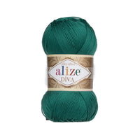 Alize Diva Silk Microfibre Yarn – 5 x 100g (500grm) (ALIZE/DIVA SILK)