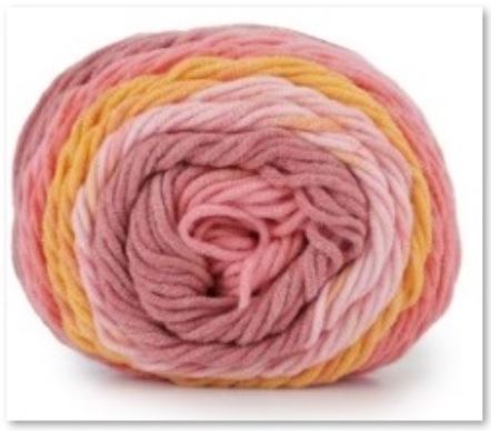 COT/ACR.YARN:100GRx3BL (300GRM) (CARON/COTTON CAKE)