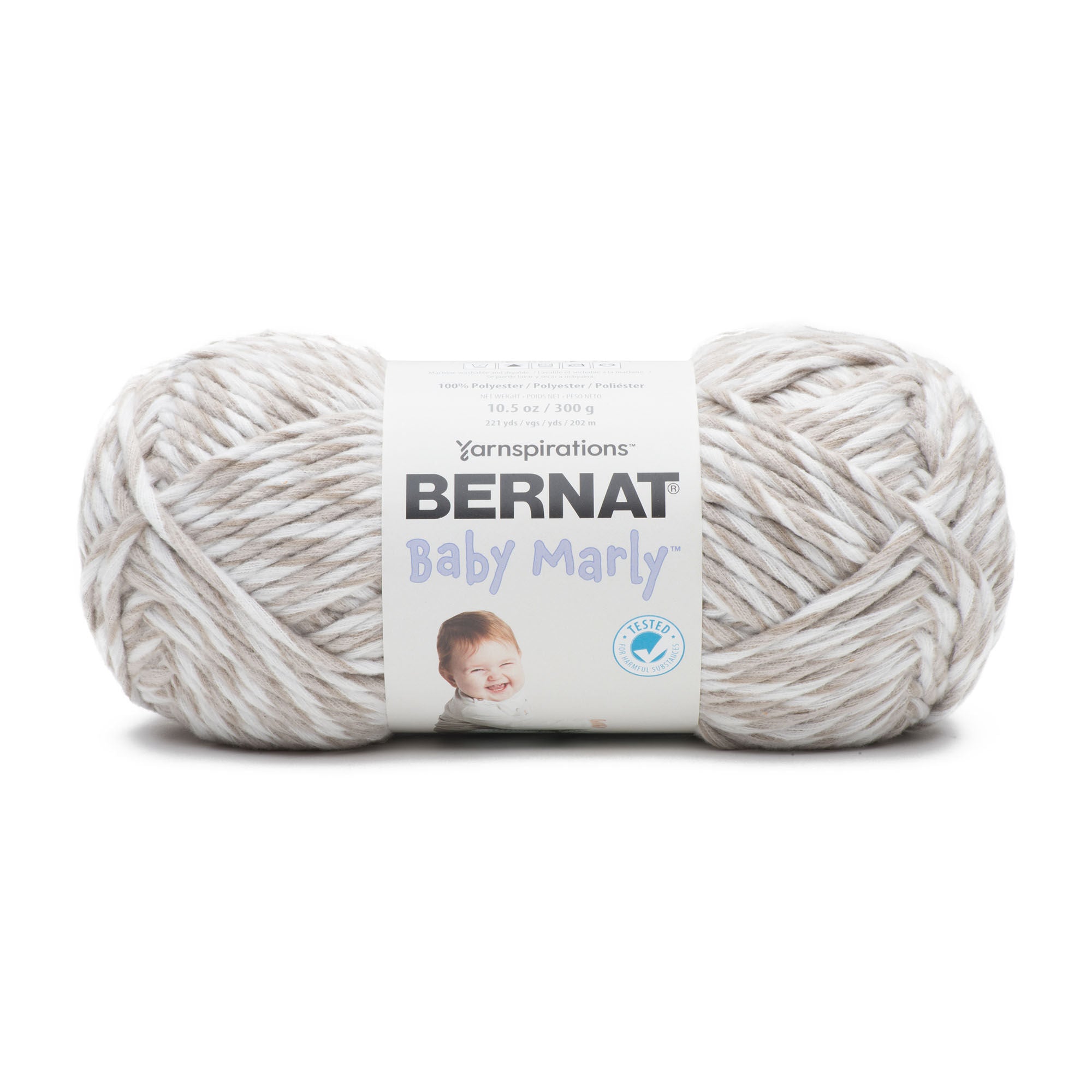 POLY.YARN:300Gx2BL (600GRM) (BER/BABY MARLEY)