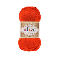 Alize Diva Silk Microfibre Yarn – 5 x 100g (500grm) (ALIZE/DIVA SILK)