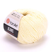 YarnArt Jeans Cotton Blend Yarn – 50 g – Pack of 10 (Y-ART/JEANS)
